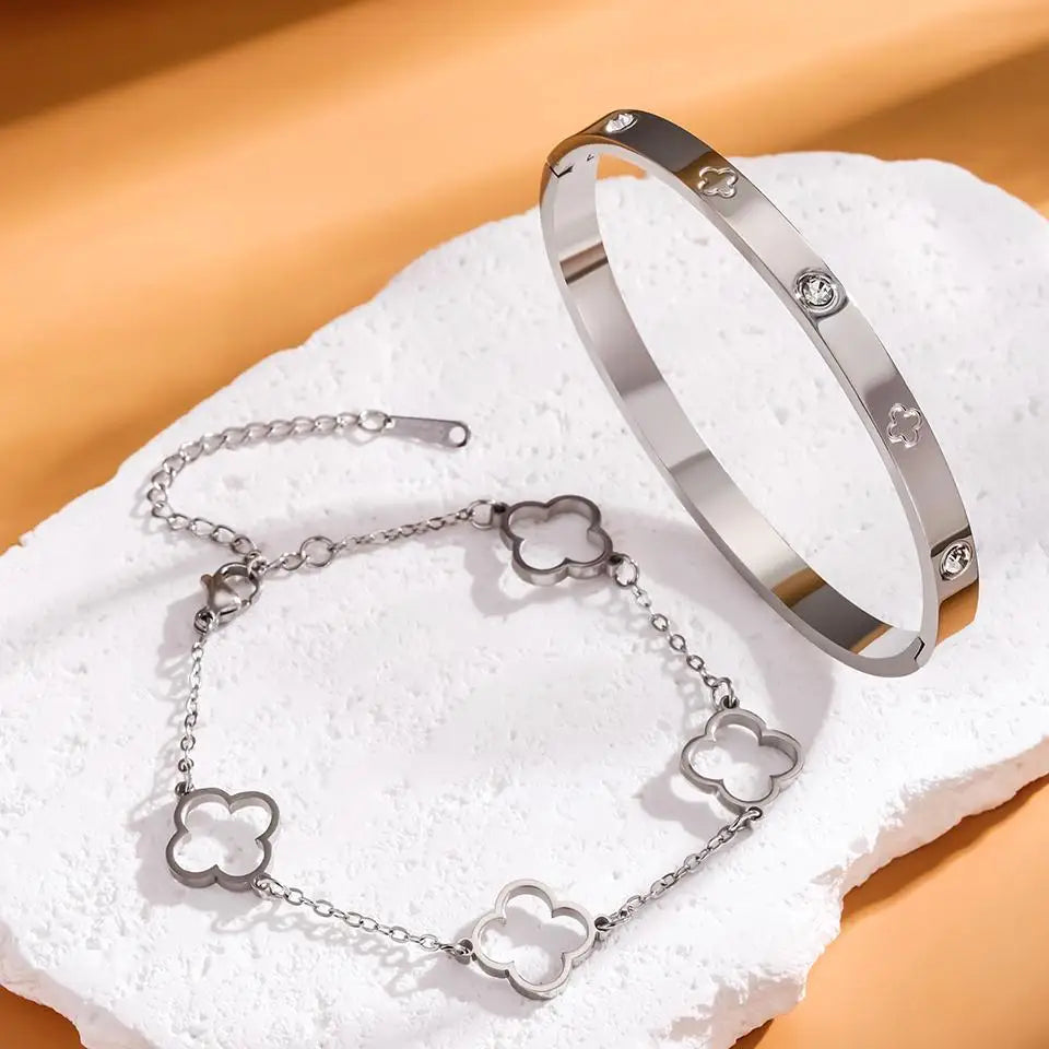 Lucky Clover Bracelet Set™
